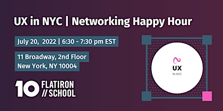 UX in NYC | Networking Happy Hour | NYC tickets