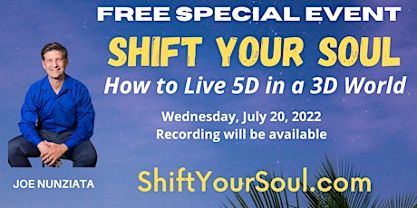 How to Live 5D in a 3D World with Joe Nunziata tickets