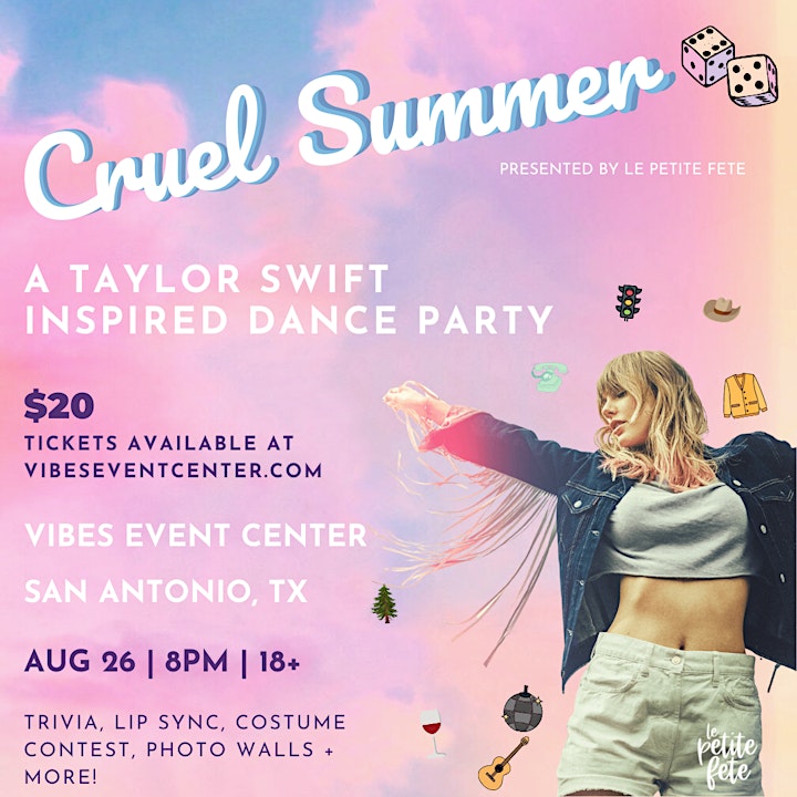 Cruel Summer: A Taylor Swift Inspired Dance Party image