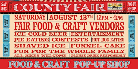 County Fair Food & Craft Pop-Up Shop tickets