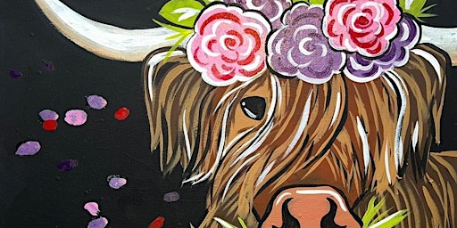 Highlander Cow Painting