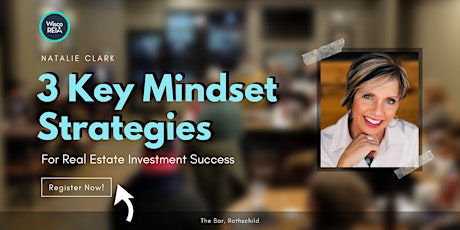 Wausau: 3 Key Mindset Strategies for Real Estate Investment Success! tickets