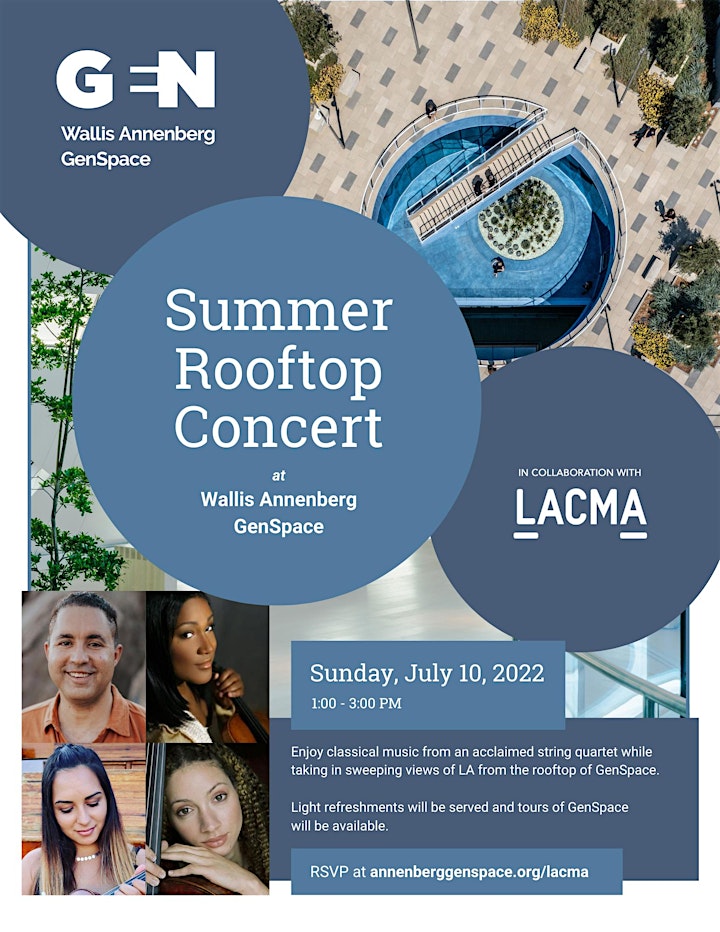 GenSpace Hosts Summer Rooftop Concert in Collaboration with LACMA image