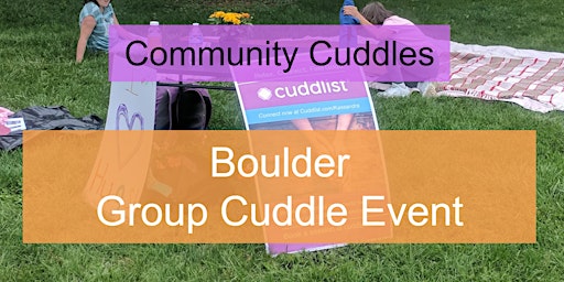 Community Cuddles by Donation in Boulder August 14