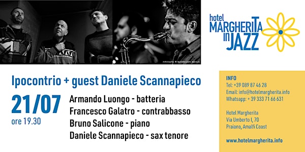 Hotel Margherita in Jazz - Ipocontrio special guest Daniele Scannapieco