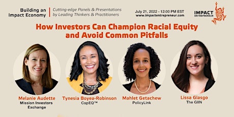 How Investors Can Champion Racial Equity & Avoid Common Pitfalls tickets
