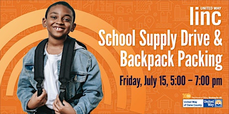 School Supply Drive & Backpack Packing