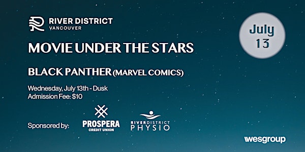 Movie Under the Stars in River District