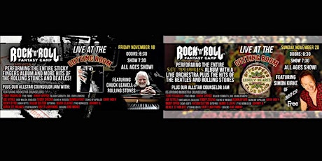Rock 'n' Roll Fantasy Camp Live at the Cutting Room!