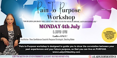 Pain To Purpose Workshop tickets