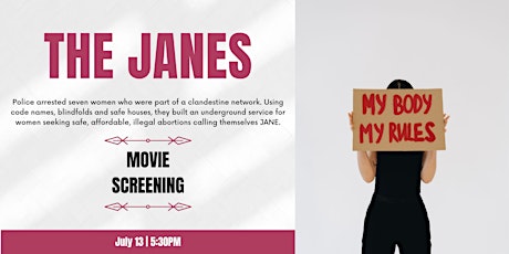 The Janes Documentary Screening tickets