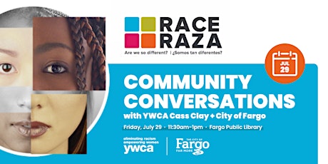 Imagen principal de RACE Exhibit Community Conversation // YWCA + City of Fargo