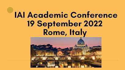 International Academic Conference in Rome, Italy -in person and virtual tickets