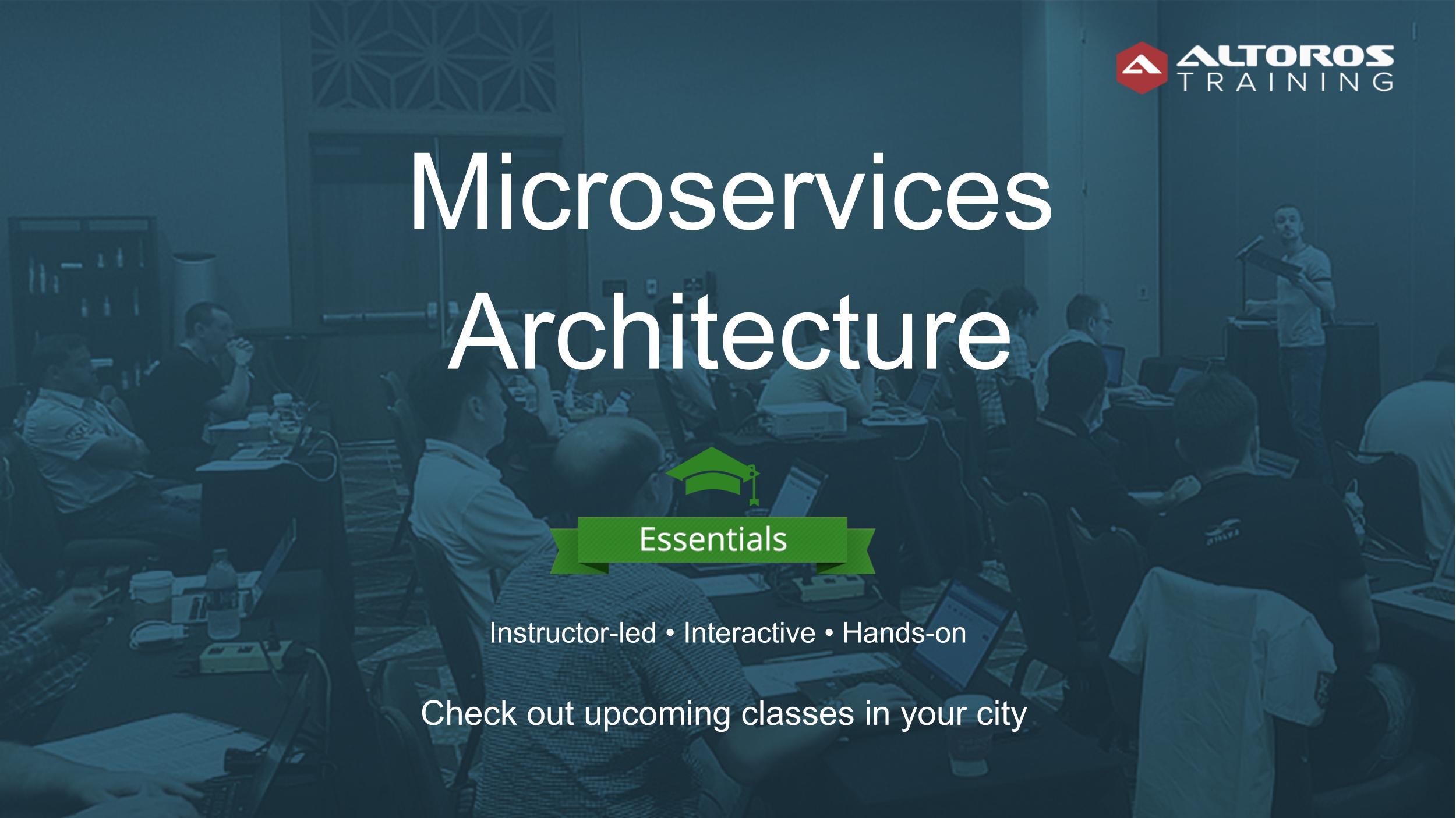 TRAINING in Chicago: Microservices Architecture: Best Practices, Tools, and Frameworks