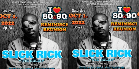 I LOVE 80s & 90s REMINISCE REUNION ft. SLICK RICK at PATAPSCO ARENA BALT MD