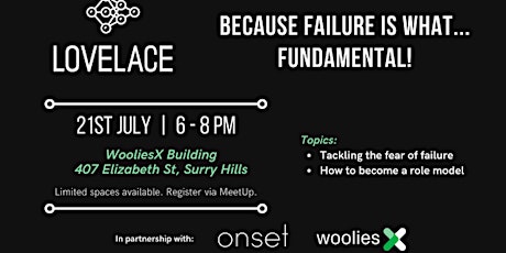 Lovelace -  Because Failure is what....FUNDAMETNAL tickets