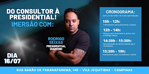 Day Training com Rodrigo Seixas - Presidential Diamond