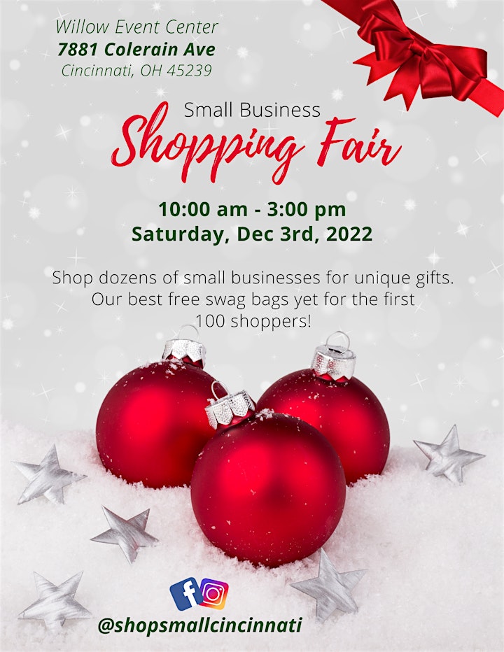 Official Small Business Holiday Shopping Fair | December 3, 2022 image