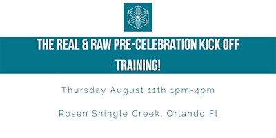The Real & Raw Pre-Celebration Kick off Training