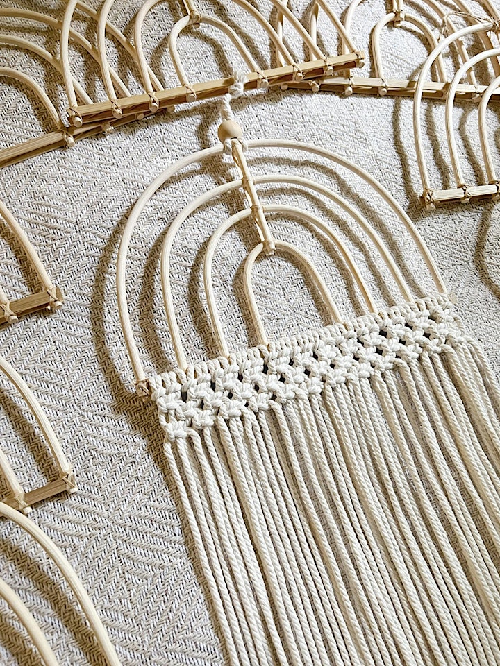 Bee’s Booth DIY Arch Rattan + Macrame Wall Hanging Workshop image