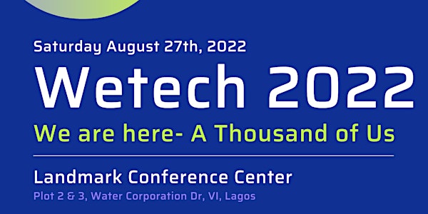 Wetech 2022 Conference
