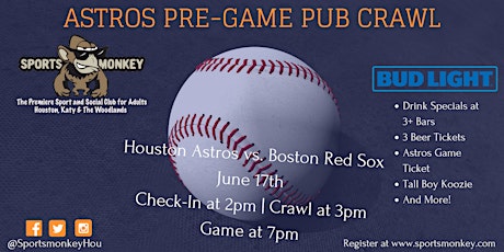 Astros Pre-Game Pub Crawl primary image