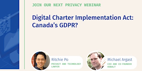 Webinar: Digital Charter Implementation Act: Canada’s GDPR? tickets