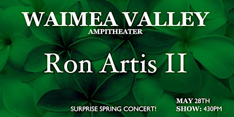 Ron Artis II - Waimea Valley Amphitheater primary image