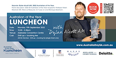 Australian of the Year Luncheon 2022 tickets