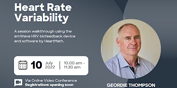 [Online Event] - Heart Rate Variability with Geordie Thompson