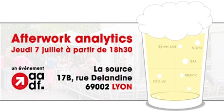 Afterwork Digital Analytics & Data - Lyon tickets