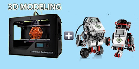 Summer Camp(Afternoon), Age 9-13,  3D Modeling+Coding+Lego Robotics primary image