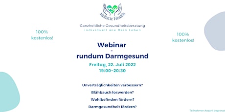 Imagen principal de Webinar - Rundum Darmgesund