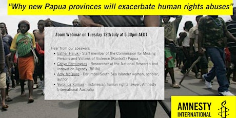 “Why new Papua provinces will exacerbate human rights abuses” tickets