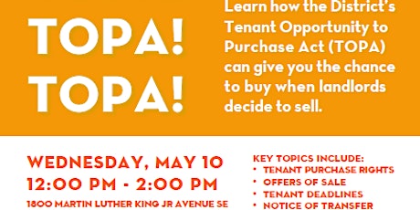 Tenant Opportunity to Purchase Act (TOPA) Workshop primary image