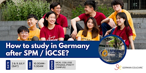 How to study in Germany after SPM / IGCSE?
