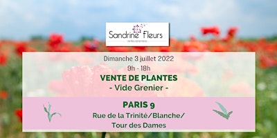 Paris 9 Blanche Trinité- Vente de Plantes