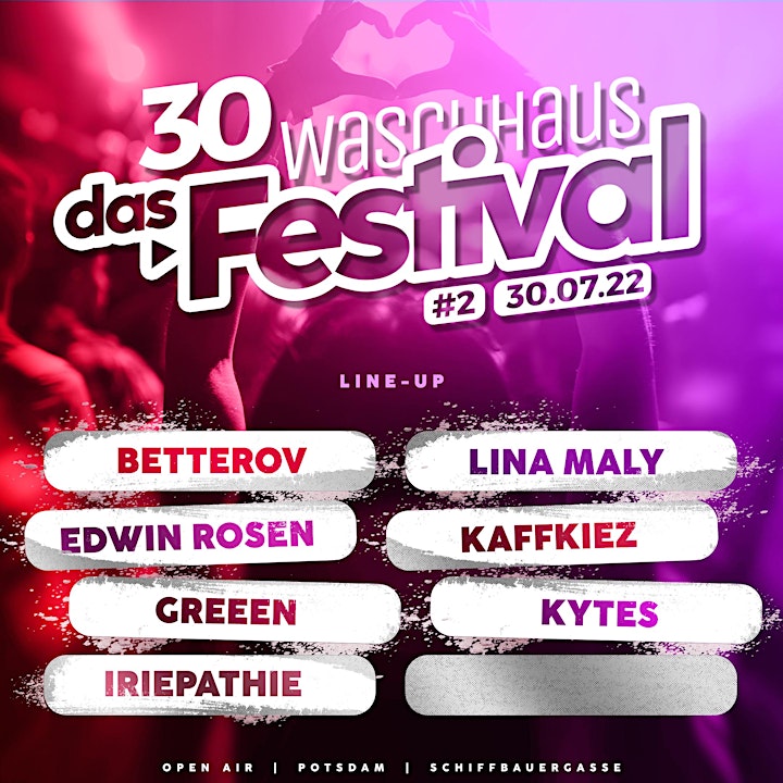 30 Waschhaus - Das Festival: Bild 