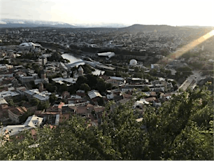 A birdseye view of Tbilisi