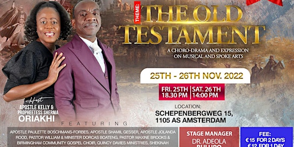 25 November: A Production on The Old Testament
