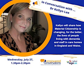 Another Conversation with ... Dr Kellyn Lee tickets