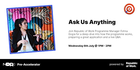 NDRC Pre Accelerator  | Ask Us Anything - Republic of Work tickets
