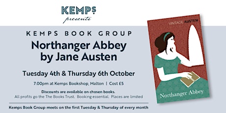 Book Club - Northanger Abbey by Jane Austen