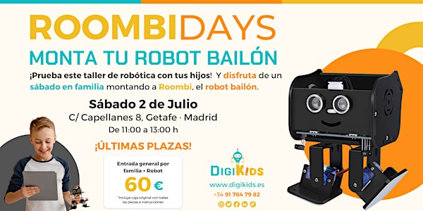 ROOMBI, monta tu robot bailón - ¡Últimas plazas disponibles para el día 2!