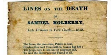 The Trial of Samuel Holberry: Revisited