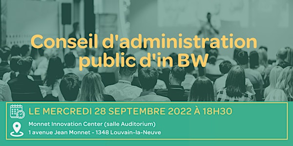 Conseil d'administration public - in BW
