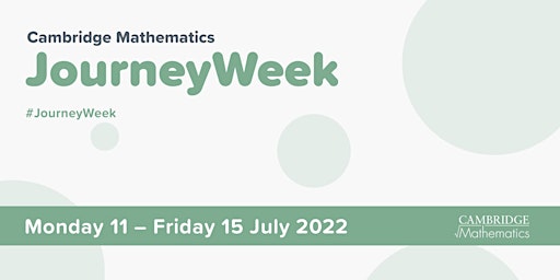 Journey Week - Wandering among and wondering about mathematics