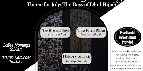Sisters Islamic Gatherings - The Days of Dhul Hijjah tickets