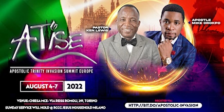 Apostolic Invasion Summit Europe (ATISE) biglietti