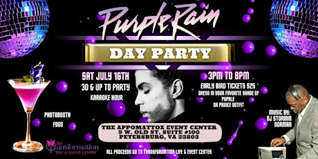The Purple Rain Day Party tickets